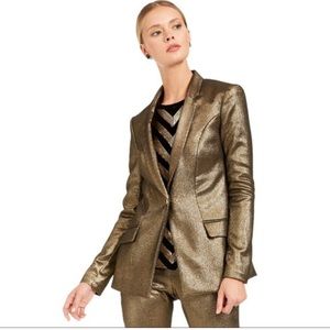 INC International Concepts Gold metallic suit